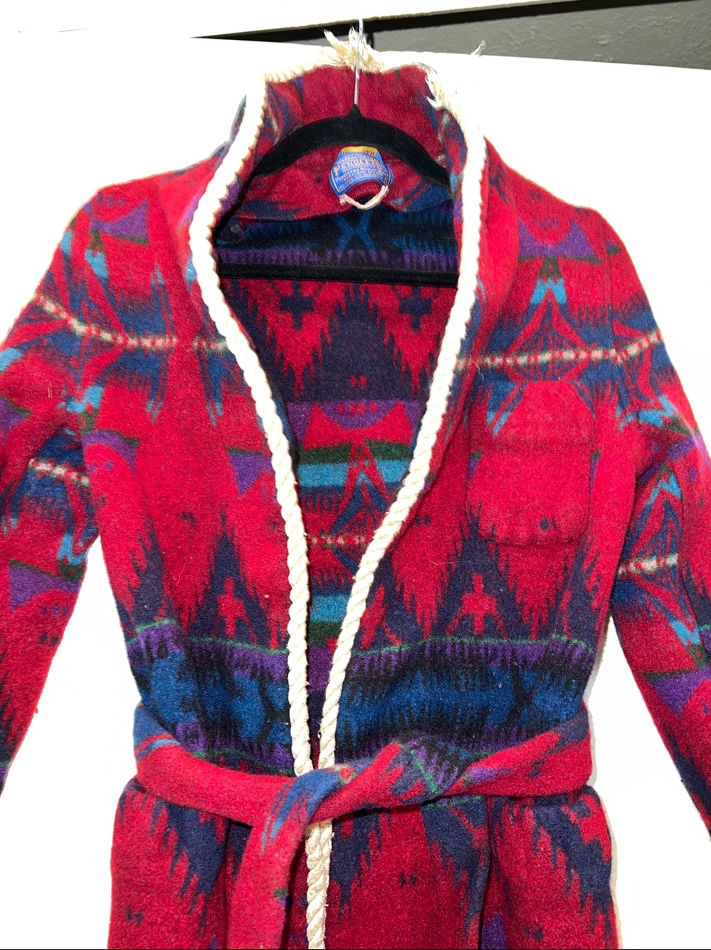RARE Vintage Pendleton wool house coat or robe